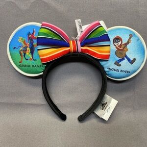 Colorful CoCo Disney Ears Bow